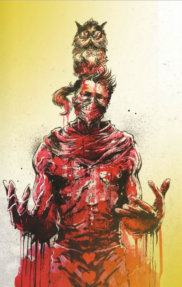 Dungeon Crawler Carl comic cover S-037 - DMX homage (Foil virgin)
